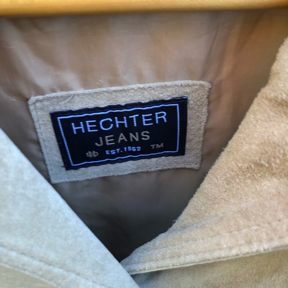 Size Large Hechter Jeans Suede Jacket in GUC. - Picture 5 of 8